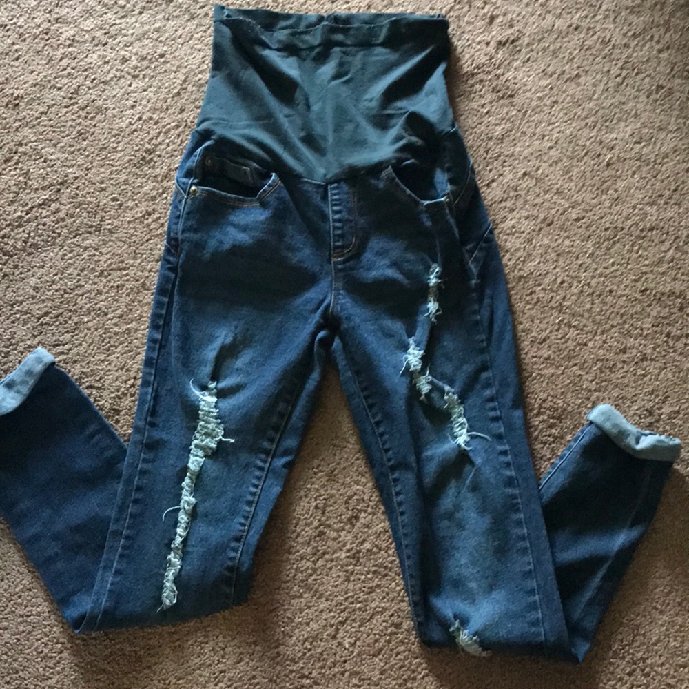 Maternity skinny jeans
